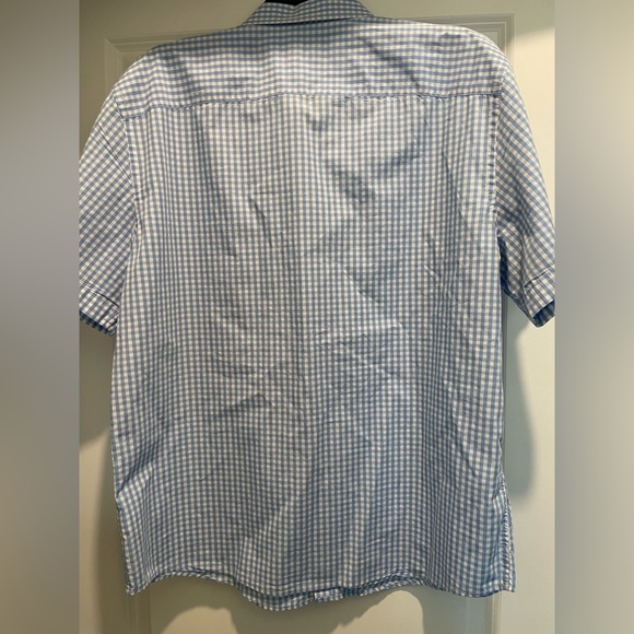 UNTUCKit Light Blue Gingham Men's Shirt - Picture 3 of 3